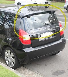 Portellone posteriore citroen c2 spoiler