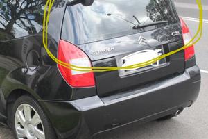 Portellone posteriore citroen c2 spoiler