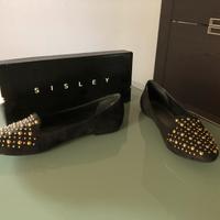 Ballerina nera con borchie n.38 donna