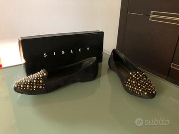 Ballerina nera con borchie n.38 donna