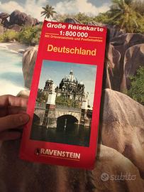 Mappa Deutschland vintage