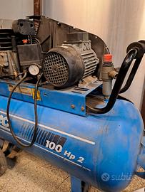 compressore 100lt abac 2hp