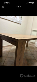 Tavolo effetto legno rovere
