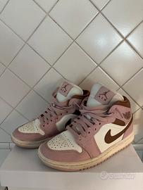 Air jordan rosa e marroni