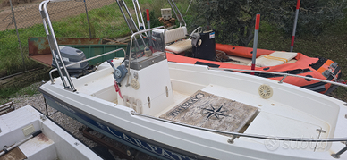 Barca 5 mt con yamaha top 700