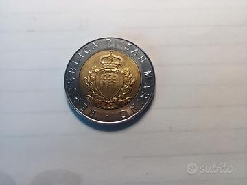 500 lire San Marino 1987