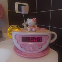 hello kitty sveglia-radio con luce 