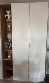 Armadio IKEA PAX 100x58x236+pax rovere 35+ante