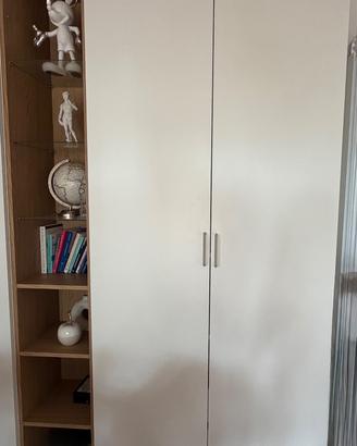 Armadio IKEA PAX 100x58x236+pax rovere 35+ante