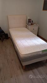 Letto singolo con materasso Eminflex
