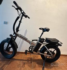 Bicielettrica 1000W Fat Bike Pieghevole Sport 20″