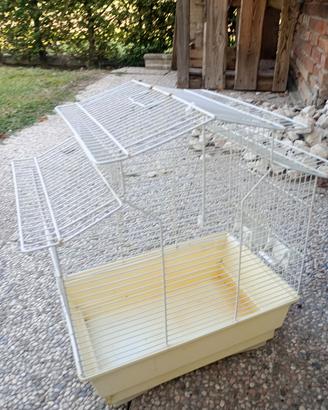 gabbia con relativi accessori 