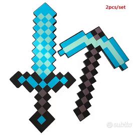 Spada e Piccone in Diamante - 2 Pezzi - Minecraft