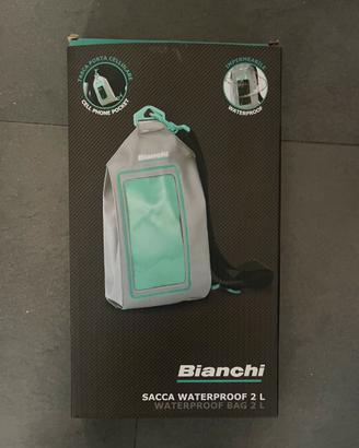 Tracolla impermeabile portacellulare Bianchi
