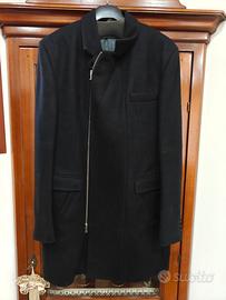 Cappotto elegante nero per uomo, taglia 52