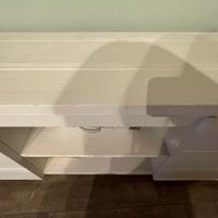 PORTA TV ABETE BIANCO SPAZZOLATO
