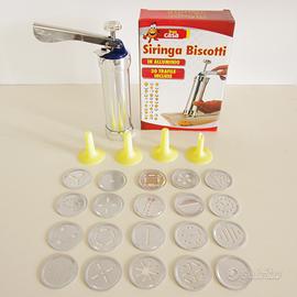 Siringa per biscotti 20 trafile 4 beccucci