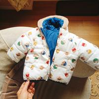 Chicco Nuovo Piumino DOUBLE FACE blu/orsetti