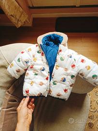 Chicco Nuovo Piumino DOUBLE FACE blu/orsetti