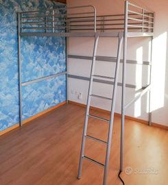 Letto a Soppalco IKEA SVARTA 90x200 Smontato