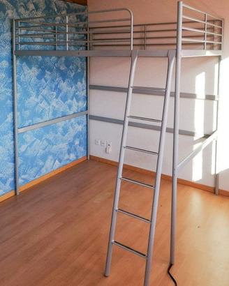 Letto a Soppalco IKEA SVARTA 90x200 Smontato
