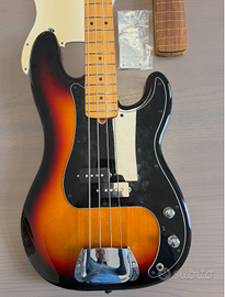 Fender Precision 60s reissue, manico Jazz