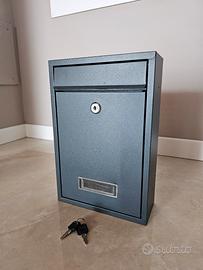 Cassetta postale moderna grigio antracite - con ch