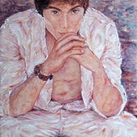 dipinto olio su tela,cm 60 x 50