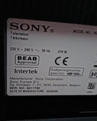 OLE miD SONY 65 POLLICI SMART 4K ANNO 2021