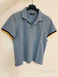 Polo uomo Kway azzurra