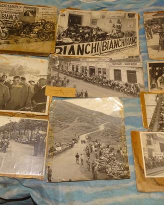 LOTTO DI 10 FOTO DIMOTO D'EPOCA ORIGINALI