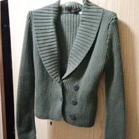 Cardigan scollo a scialle