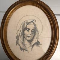 Coppia Quadri Vintage – Volto di Madonna