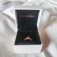 Anello Pandora a tiara, oro rosa