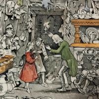 VECCHIO PIATTO "THE OLD CURIOSITY SHOP" DICKENS
