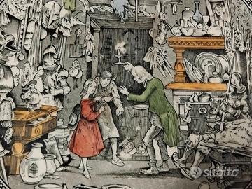 VECCHIO PIATTO "THE OLD CURIOSITY SHOP" DICKENS