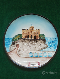 Tropea-souvenir in ceramica-piatto ArtisticVintage