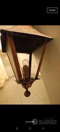 Lampadario in rame