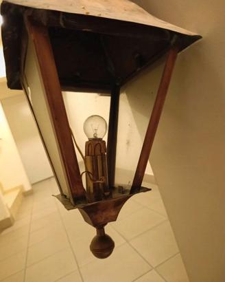 Lampadario in rame