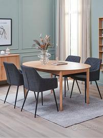 MARSTRAND
Tavolo da pranzo MARSTRAND Ø110/110x200 