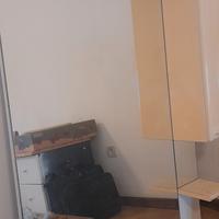 specchio grande 110x84 cm con lampadine 