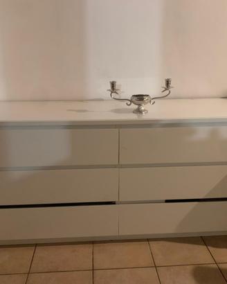 Cassettiera MALM ikea bianco