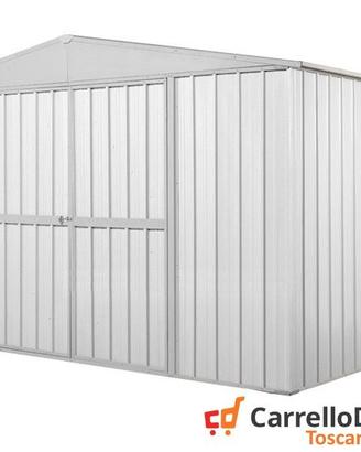 Capanno box esterno lamiera 360x175 bianco