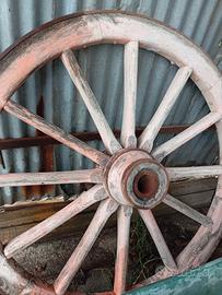 ruota di carro antica 