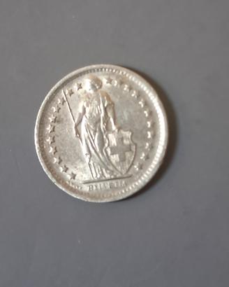 Moneta da 1/2 franco svizzero  (1970)
