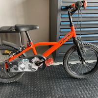 Btwin 16 pollici Decathlon arancione