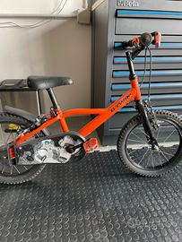 Btwin 16 pollici Decathlon arancione