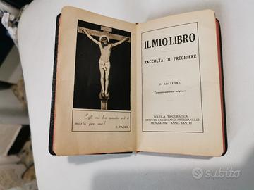 Il mio Libro Raccolta di Preghiere 1950 vintage