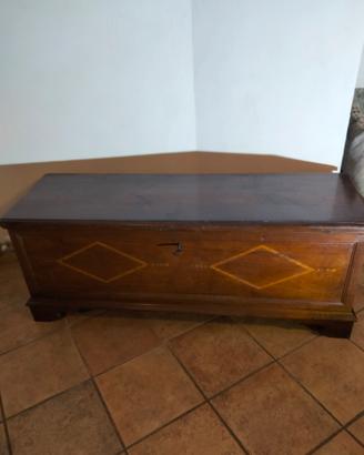 Cassapanca vintage in legno 