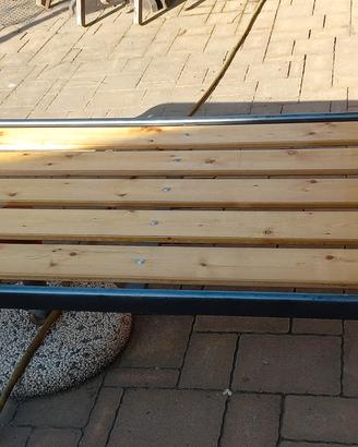Base letto singolo a doghe di legno